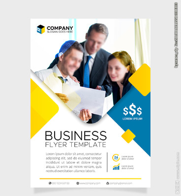 幾何商務金融咨詢理財公司海報圖片